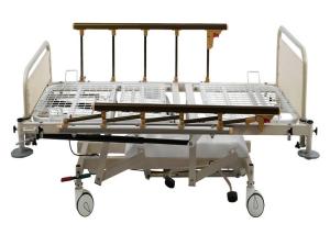 Wholesale Hydraulic Hospital Bed With Pump For HI-LO Movement , Gas Spring For Trendelenburg from china suppliers