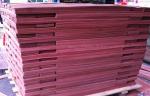 Sliced Cut Natural Red Sapele Wood Veneer Flooring Sheet For Furniture