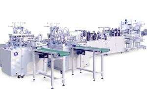Wholesale 3 Ply Face Mask Production Line Fully Automatic Stable Working Performance from china suppliers