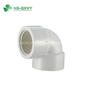 Wholesale QX Standard UPVC Plastic Pipe Fitting PVC 90deg Water Elbow for Water Supply Network from china suppliers