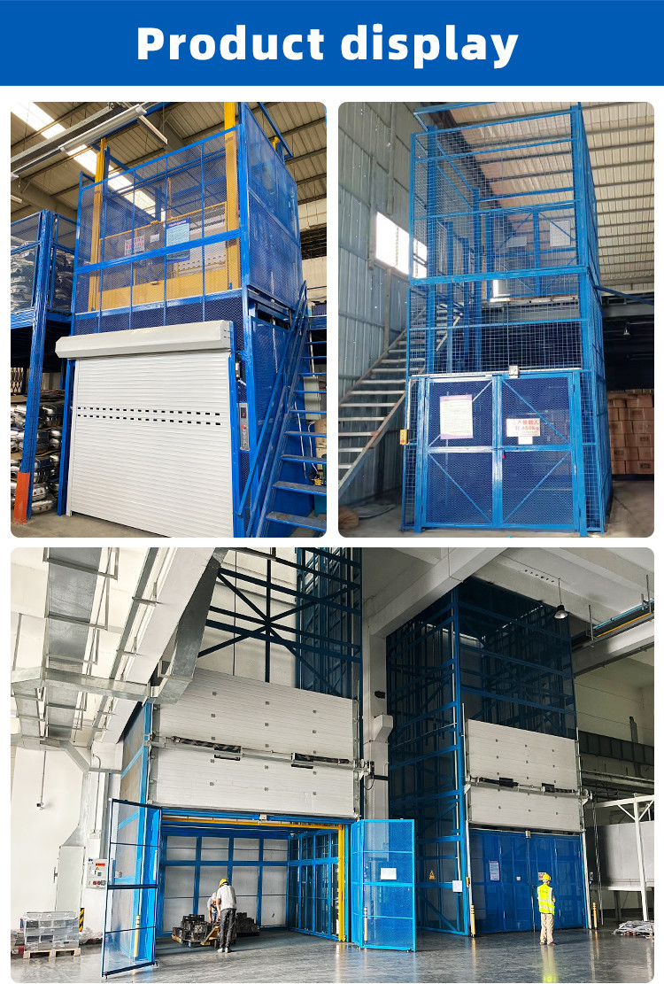 Customizable Hydraulic Lift Industrial Freight Elevator With Lifting Mechanism