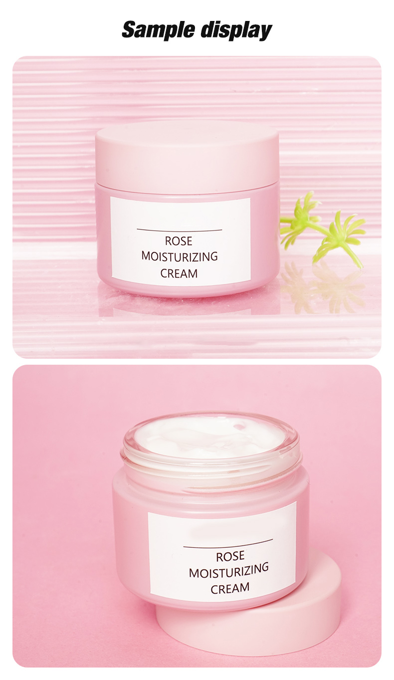 OEM ODM Long Lasting Hydration Damascus Rose Facial Moisturizer for Tightening Improve Roughness Skin Care Face Cream Lotion