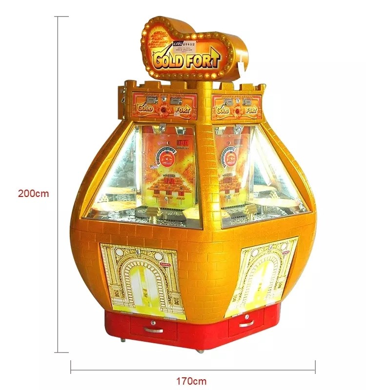 Six Players Redemption Arcade Machines Win Prize Lottery Customize Color