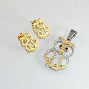 Wholesale High Quality Stainless Steel Jewelry Set LUS209-2 from china suppliers