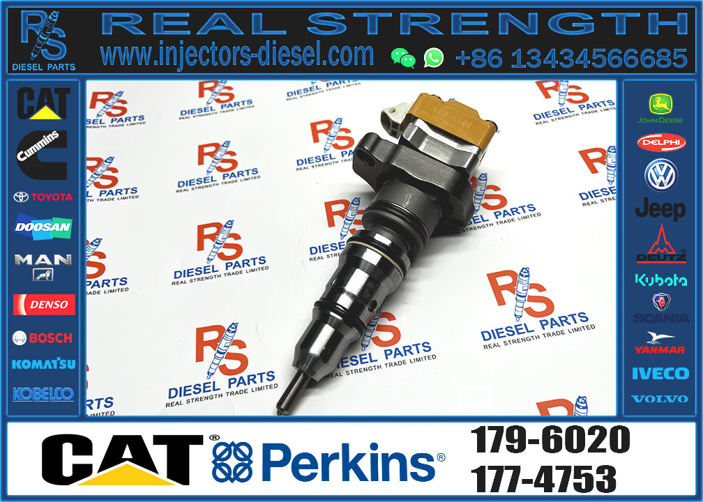 Common rail injector fuel injecto 174-7526 174-7528 179-6020 153-5938 222-5966 180-7431 171-9710 for 3412