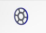 667 X 35 Escalator Handrail Friction Wheel Diameter PU