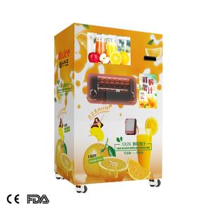 Wholesale commercial center black 220V 50HZ orange juicer vending machine from china suppliers