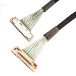 Length 150mm Micro Coax Cable Assembly Hirose DF36-15P 0.4SD LCD
