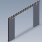 800KGS Overweight 120W leather belt Heavy Duty Door for Office Building