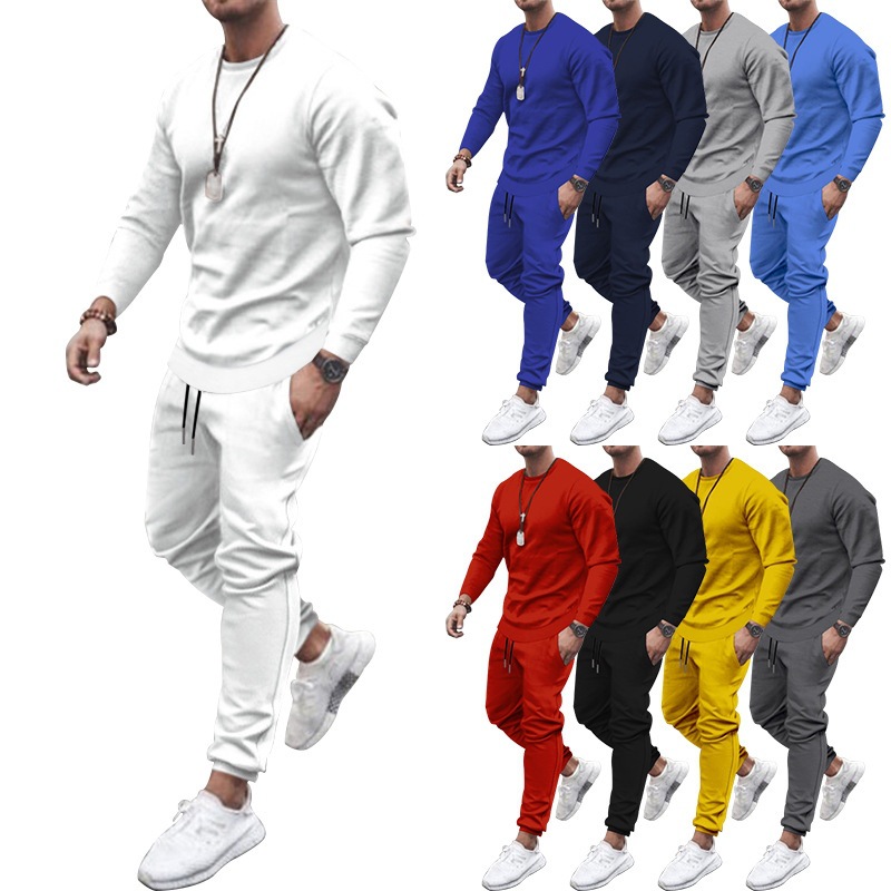 Activewear Men Sportswear Set Custom Polyester Cotton Plus Size Set
