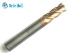 HRC55° Special CNC End Mill Cutter 4 Flutes Carbide Steel 1200℃ Usage Temperatur