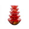 Buy cheap cheap good quality clear glass bowl with lid in stock from wholesalers