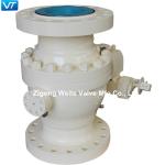 WCB Cast Iron Flanged Ball Valve Trunnion Mounted 10'' Class 900