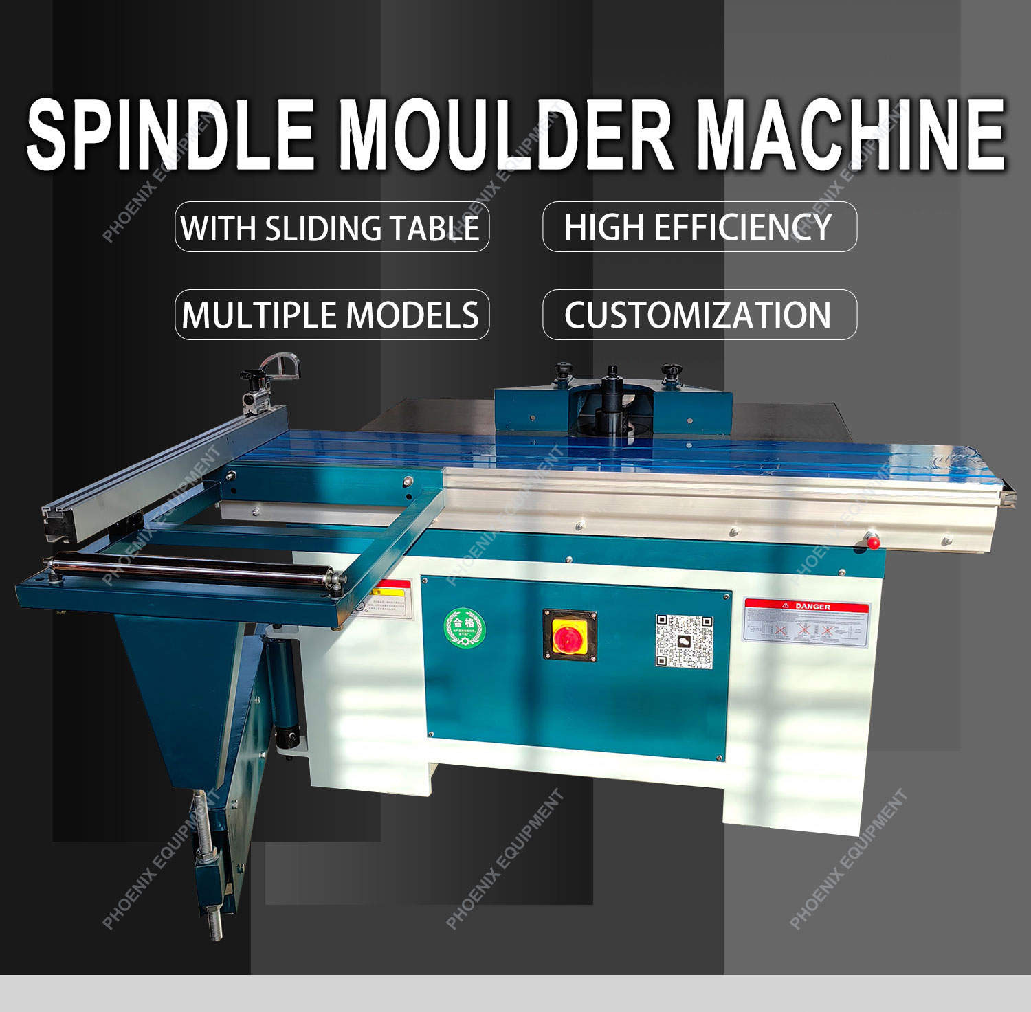 4kw Automatic Sliding Table Wood Shaper Machines for Woodworking MX5117A/MX5117B