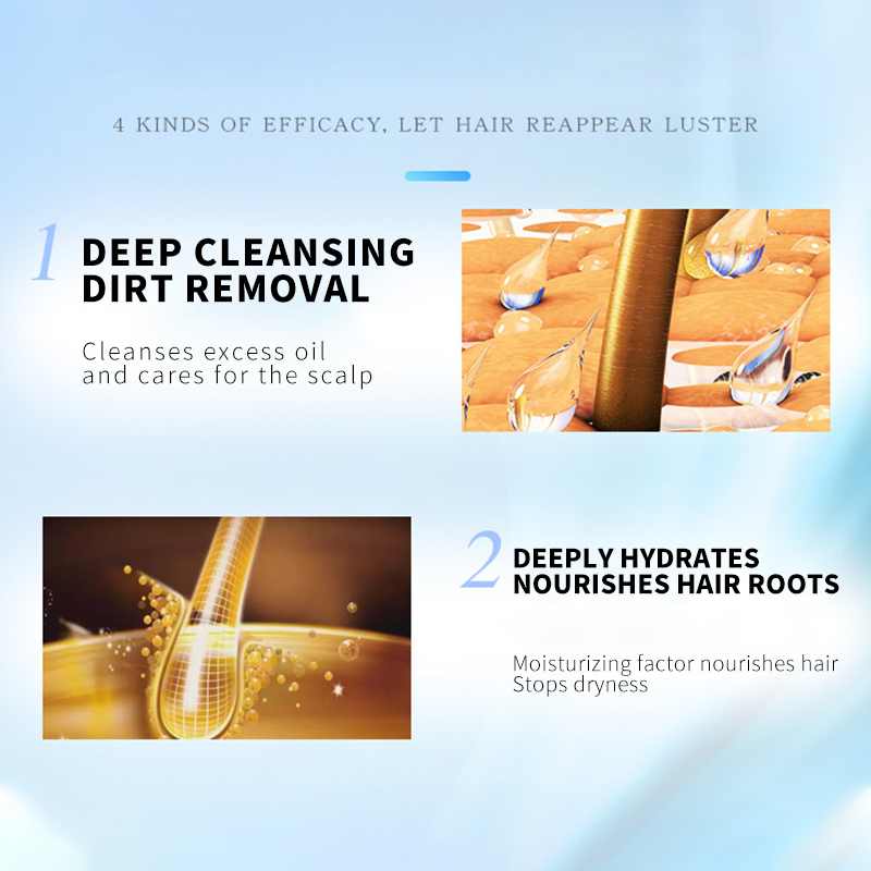 Deep Cleansing Shampoo And Conditioner With Moisturizing Repairing Nourishing Formula