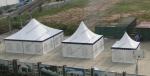 Aluminum Outdoor Pagoda Party Tents , Garden Marquee Tent With Glass Sidewalls