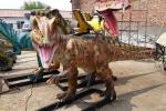 Soft Silicone Rubber Animatronic Dinosaur Ride On Site Installation Available