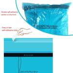 Self Adhesive Biodegradable PE Plastic Garbage Bag For Car