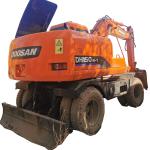 Low Priced Doosan DH150W Excavator with Strong Power and Overall Soft Steel