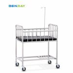 Manual Children Hospital Bed Medical Home Use Children Kids Baby Basin Cart