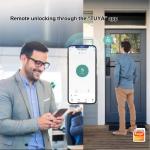 Glomarket Home Apartment Tuya Smart WiFi Digital Door Lock Phone APP Remote