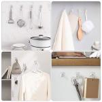 Adhesive Heavy Duty Waterproof Bathroom Shower Wall Towel Hooks Stainless Steel