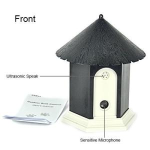 Wholesale House shape ultrasonic bark control outdoor dog anti barking stop barking dog sensor from china suppliers