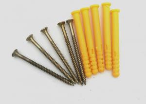 China Plastic Fish - Shaped Expansion Anchor Bolt With Countersunk Head Tapping Screw on sale