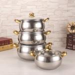 Multifunction Cookingware Set Cookware Cook Pot 12 pieces Ollas Stainless Steel