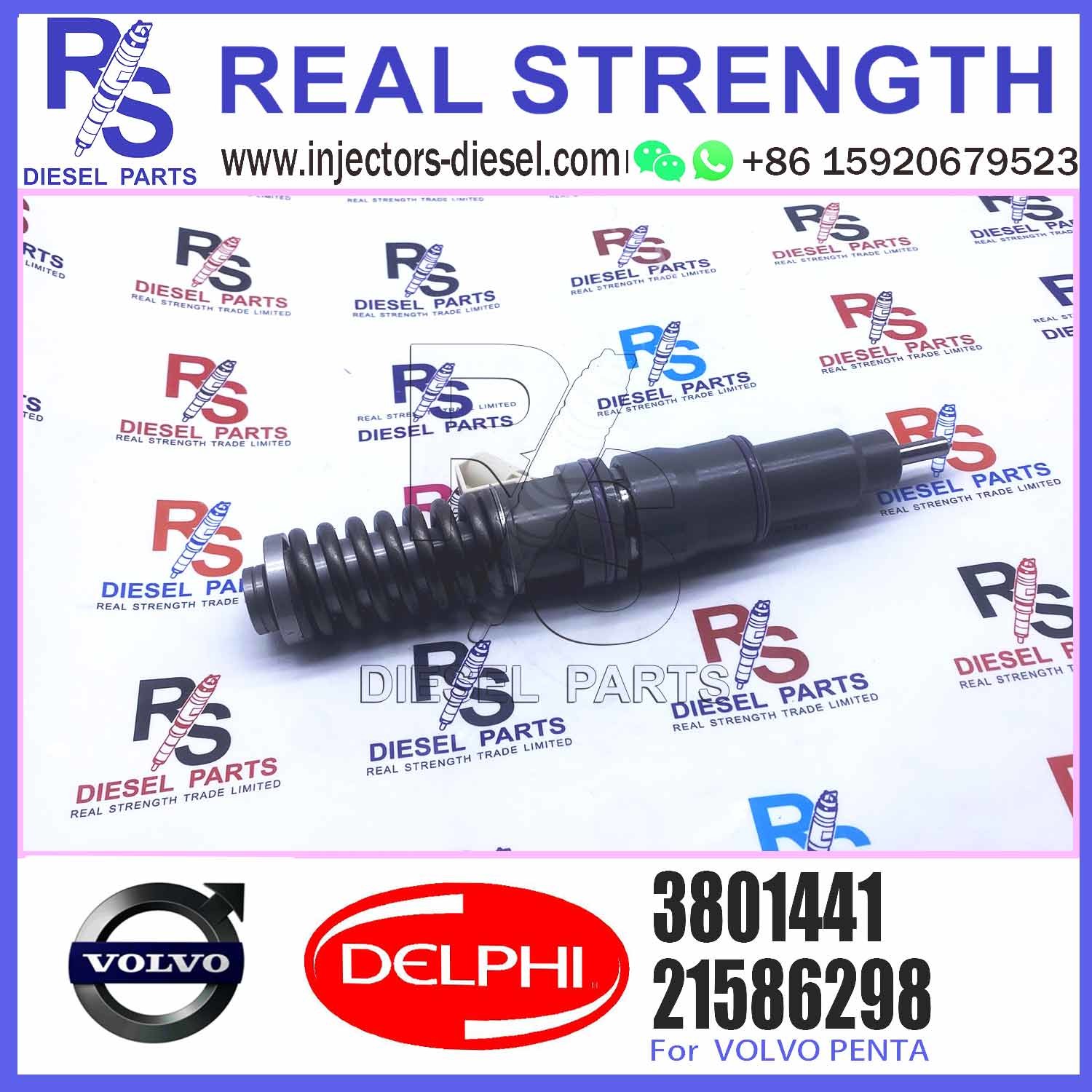 Diesel Fuel Common Rail Injector 21586298 BEBE4C17001 3801441 For E1 New Technology