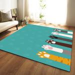 Living room carpet, bedroom floor mat, DIY pattern, flexible cross-border carpet