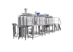 Wholesale 35HL Capacity 3 Vessel Brewhouse SS304 Fabricated With 3mm Interior Shell For Brewery from china suppliers