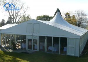 China Four Seasons Wedding Marquee Tents With Windows Aluminum Material on sale