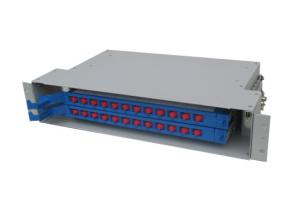 Wholesale 24port 2U ODF Fiber Optic Distribution Box with Welding Module Tray from china suppliers