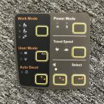 IOS9009 Excavator Accessories Display Sticker Decals For Hyundai R60-7 R210-7