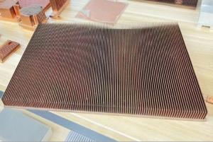 Wholesale Big Skiving Fin Cooler Precision Cavity Machining aluminum skived fin heatsink from china suppliers
