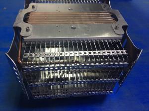 Wholesale 200W Customize Copper Pipe Heat Sink / High Density Copper Aluminum Fin Heat Sink Nickle Plating from china suppliers