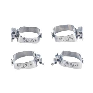 Wholesale Slot 0.022 0.018 Teeth Molar Band Ortho Preweld With Buccal Tubes And Lingual Cleat from china suppliers