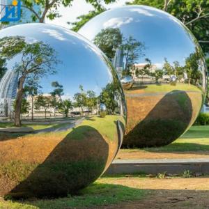 Wholesale Garden Decoration 304 Stainless Steel Hollow Ball 10 Inch Modern Style from china suppliers