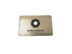 0.3mm Frosted Stainless Business Cards For Promotion