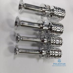 China Smooth Grade 5 Aerospace Grade Titanium Alloy CNC Machined Parts Drone Motor Shafts on sale
