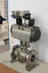 aluminum alloy quarter-turn rack and pinion pneumatic actuator