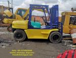 FD50 5 Ton Used Industrial Forklift Manual Pallet Truck Power Type