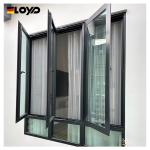 Bespoke Double Glazed Aluminum Clad Casement Windows Ultra Slim