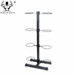 Seamless Welding Gym Ball Rack , Exercise Ball Storage Rack Steel Material