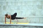 High Quality Fitness ABS Yoga Wheel, Gym Exercise Yoga Wheel.Gym yoga wheel