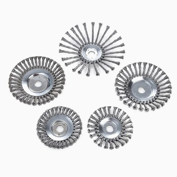 Heavy-Duty 8-Inch Steel Weeding Wheel for Outdoor Gardening