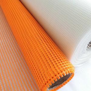 Wholesale Tensile Strength Fiberglass Reinforcing Mesh in Vibrant Orange from china suppliers