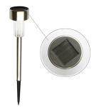 600mAh Stainless Steel Automatic Solar Lights IP44 Solar Outdoor Pathway