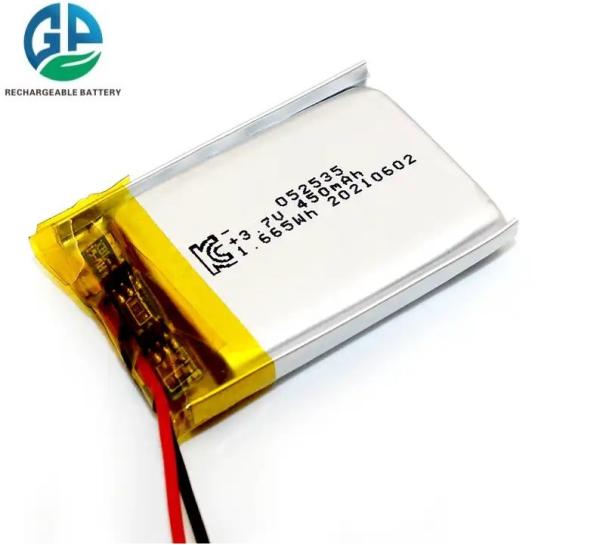 3.7V 450mah Lipo 502535 Rechargeable Lithium Ion Polymer Battery Pack 3.7 V For